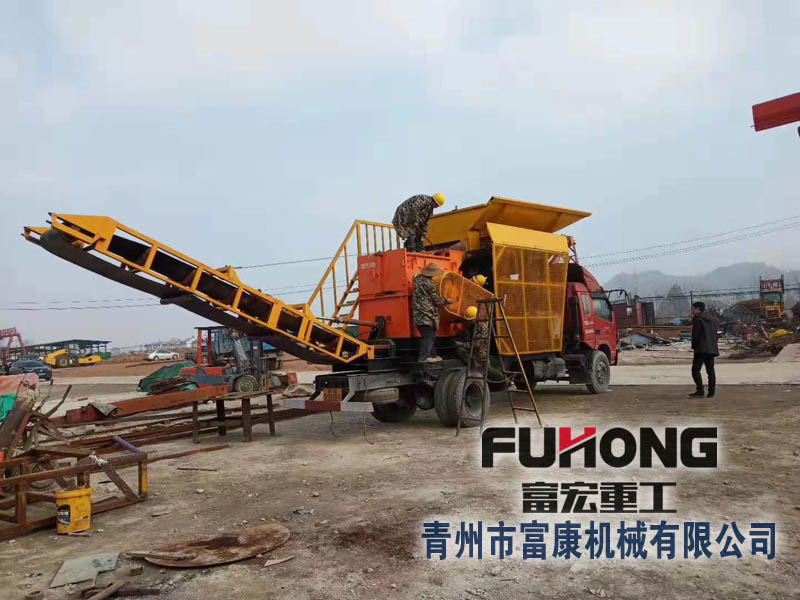 輪胎式移動破碎站 輪胎式移動破碎站